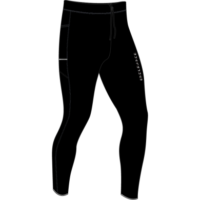 Endurance Running Tights Winter Tight (close-fitting) black Men